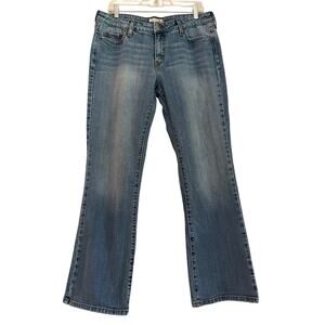 Levi's 545 Low Boot Cut Denim Jeans Womens Size 14M Medium Wash Stretch Casual